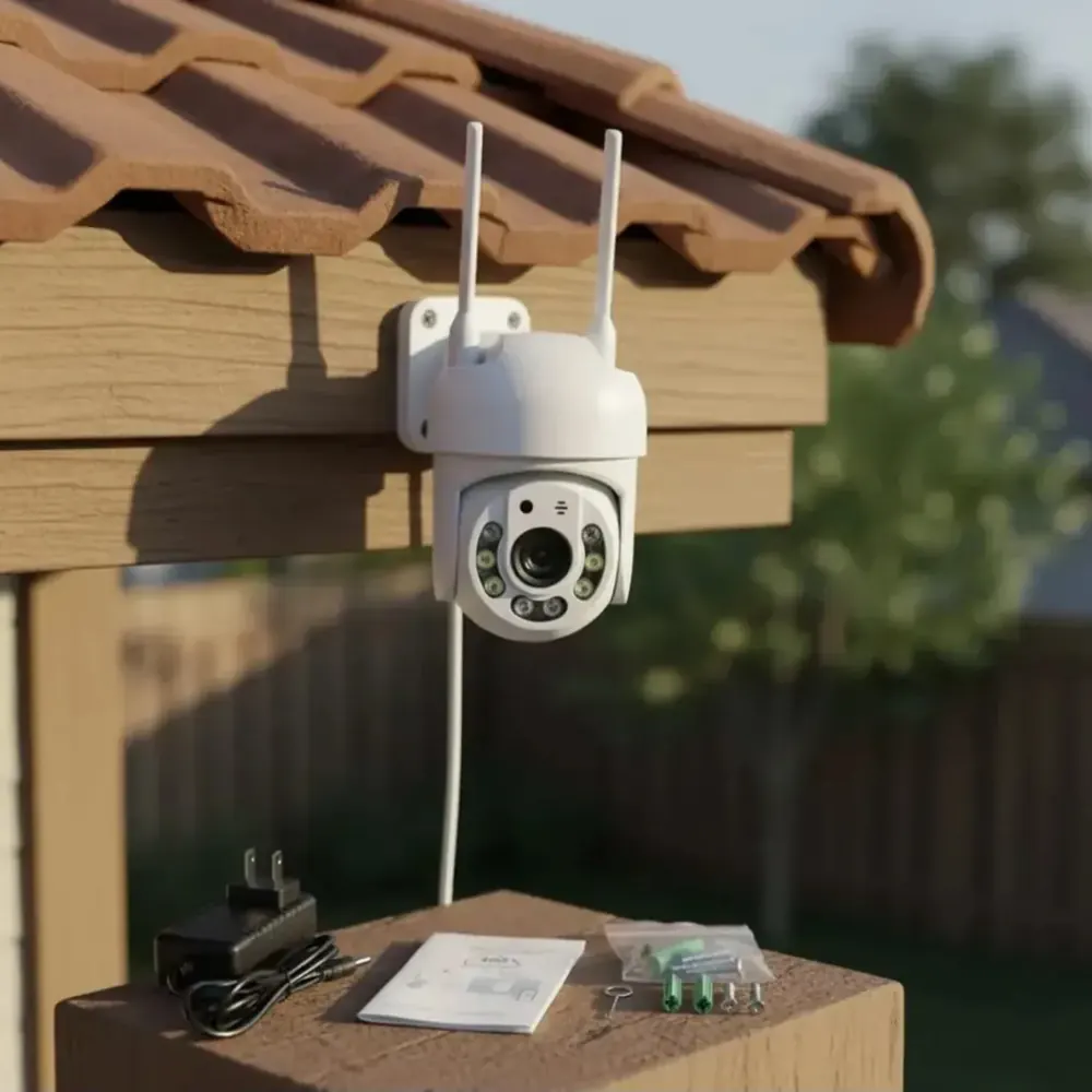 Cámara WiFi con antenas