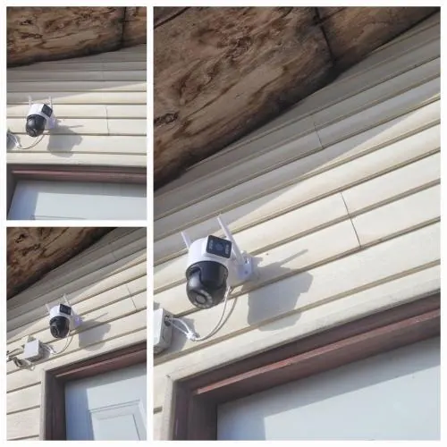 Cámaras WiFi en una fachada