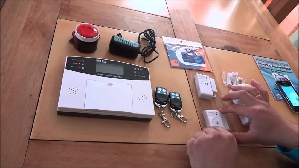 Configuración de una alarma en un mesón