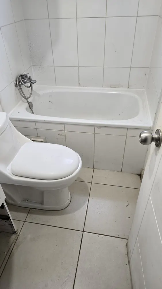Tina de baño ya terminada